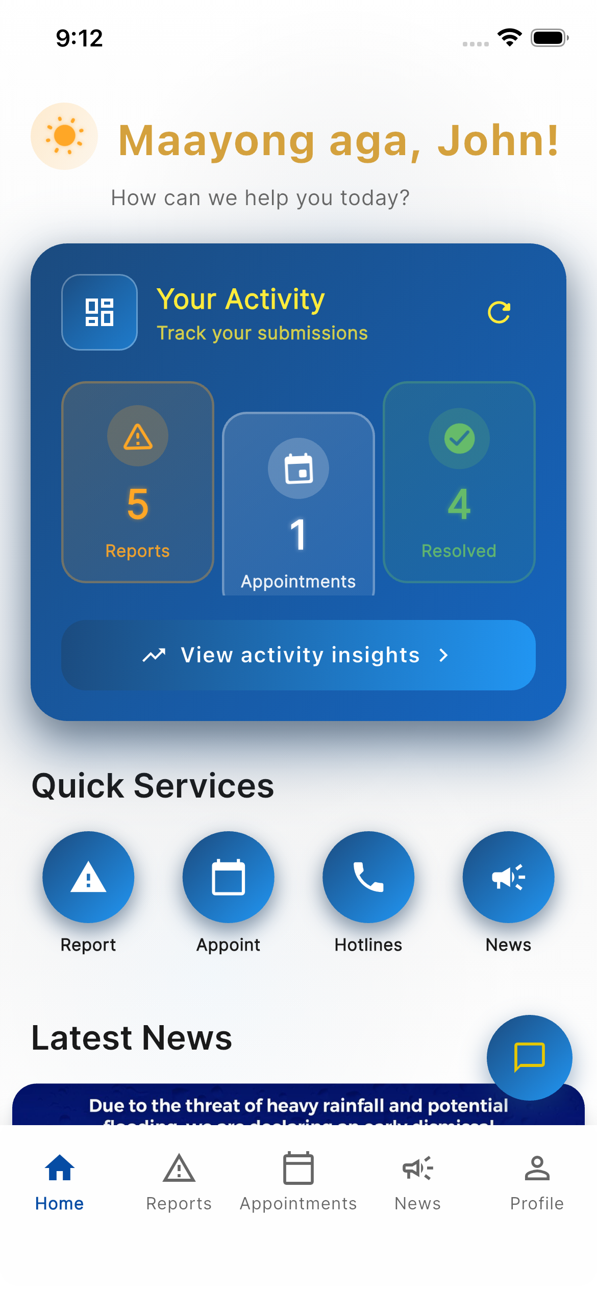 MyRoxas App Screenshot